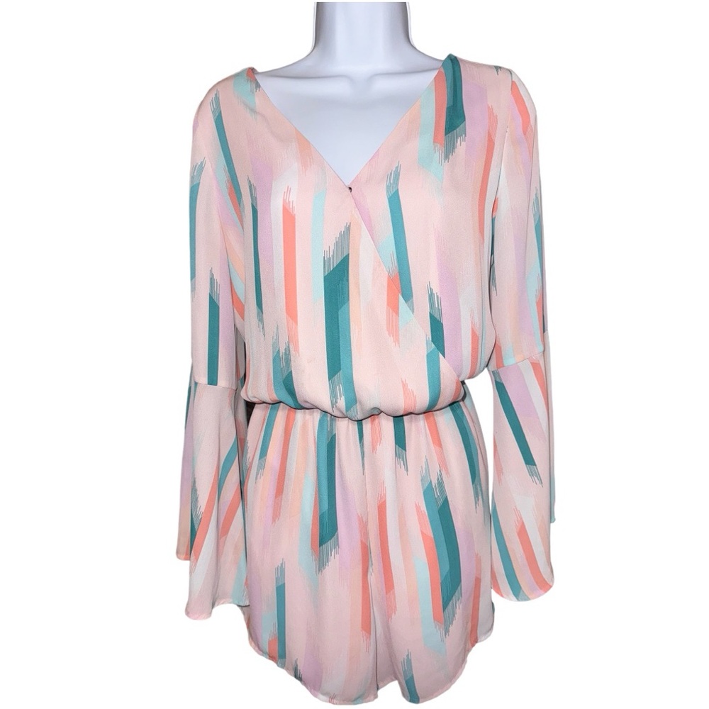 DECREE Light Pink Multicolor Romper
